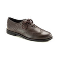 Brown soft leather lace for boy by London Kids - stylish and comfortable