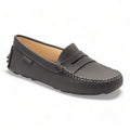 Image of Grey Sahara Girls Mocassin Loafer, made in Italy